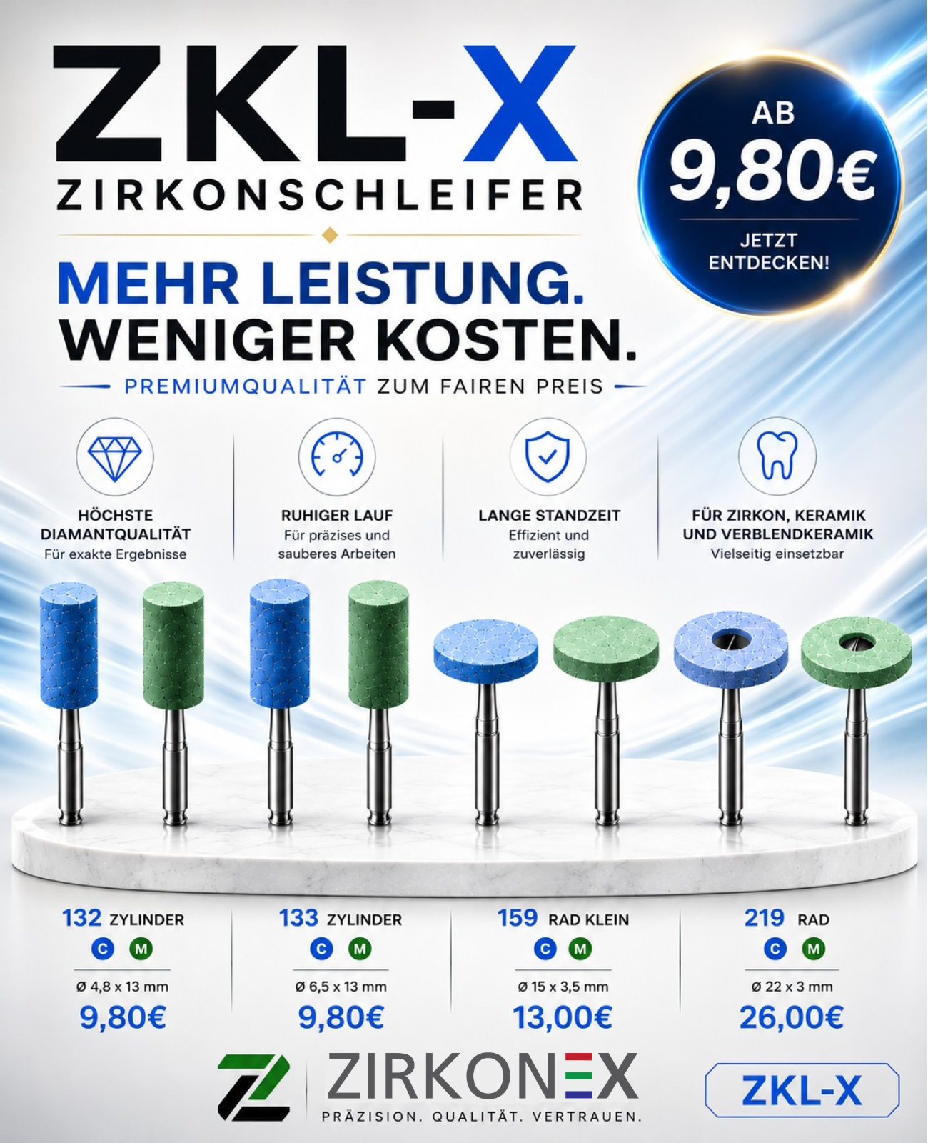 ZKL-X Zirkonschleifer