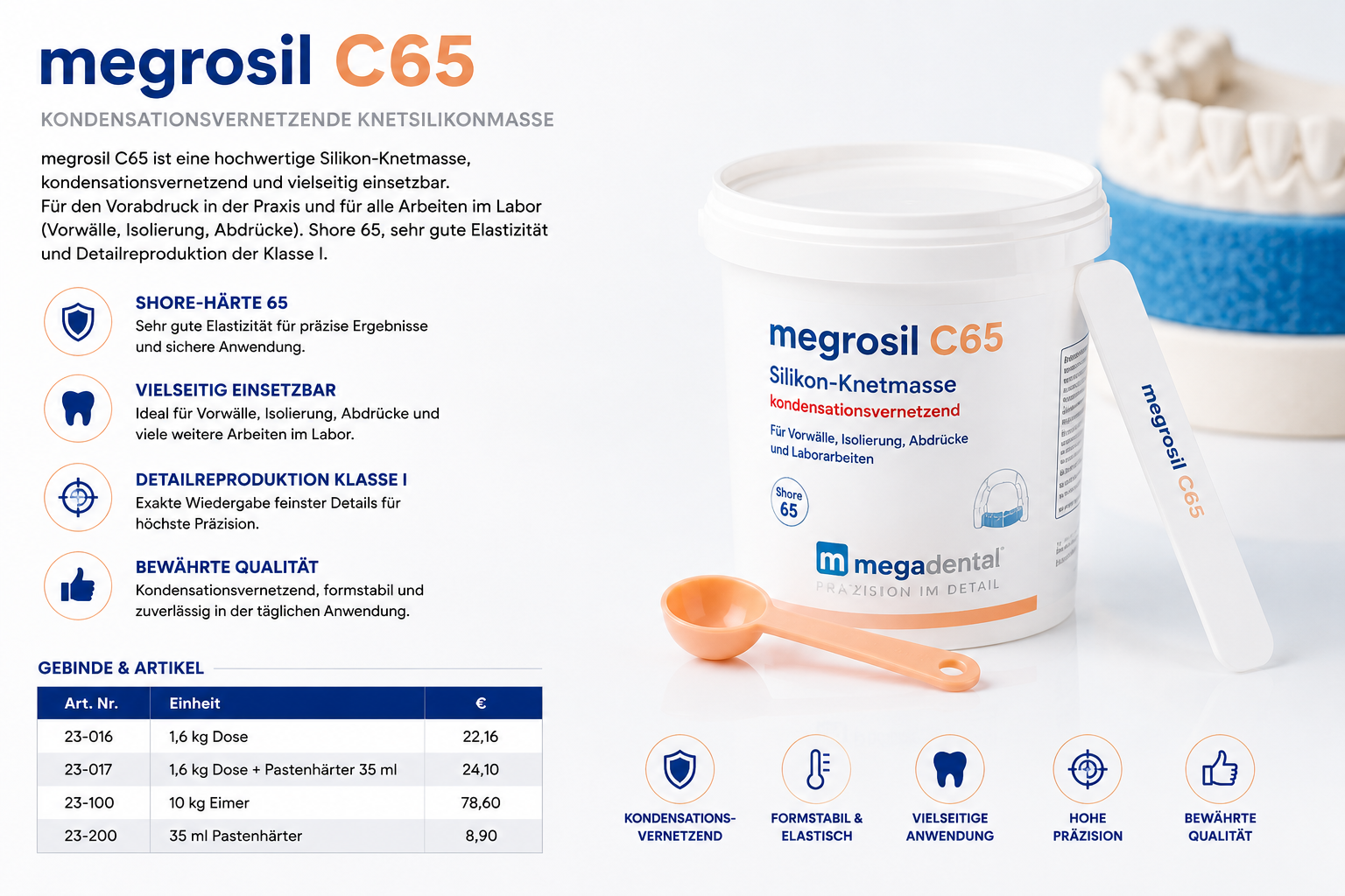 megrosil C65 Knetsilikon
