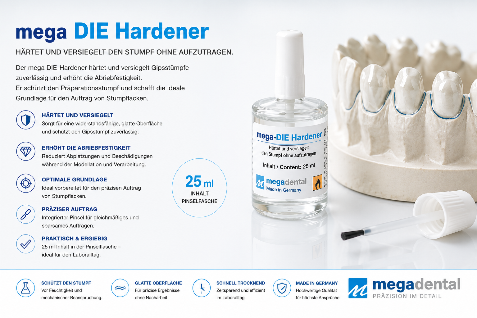 mega DIE Hardener 25 ml Flasche