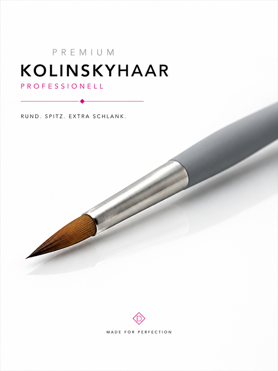 Kolinsky Naturhaar Keramik-Schicht- und Malpinsel